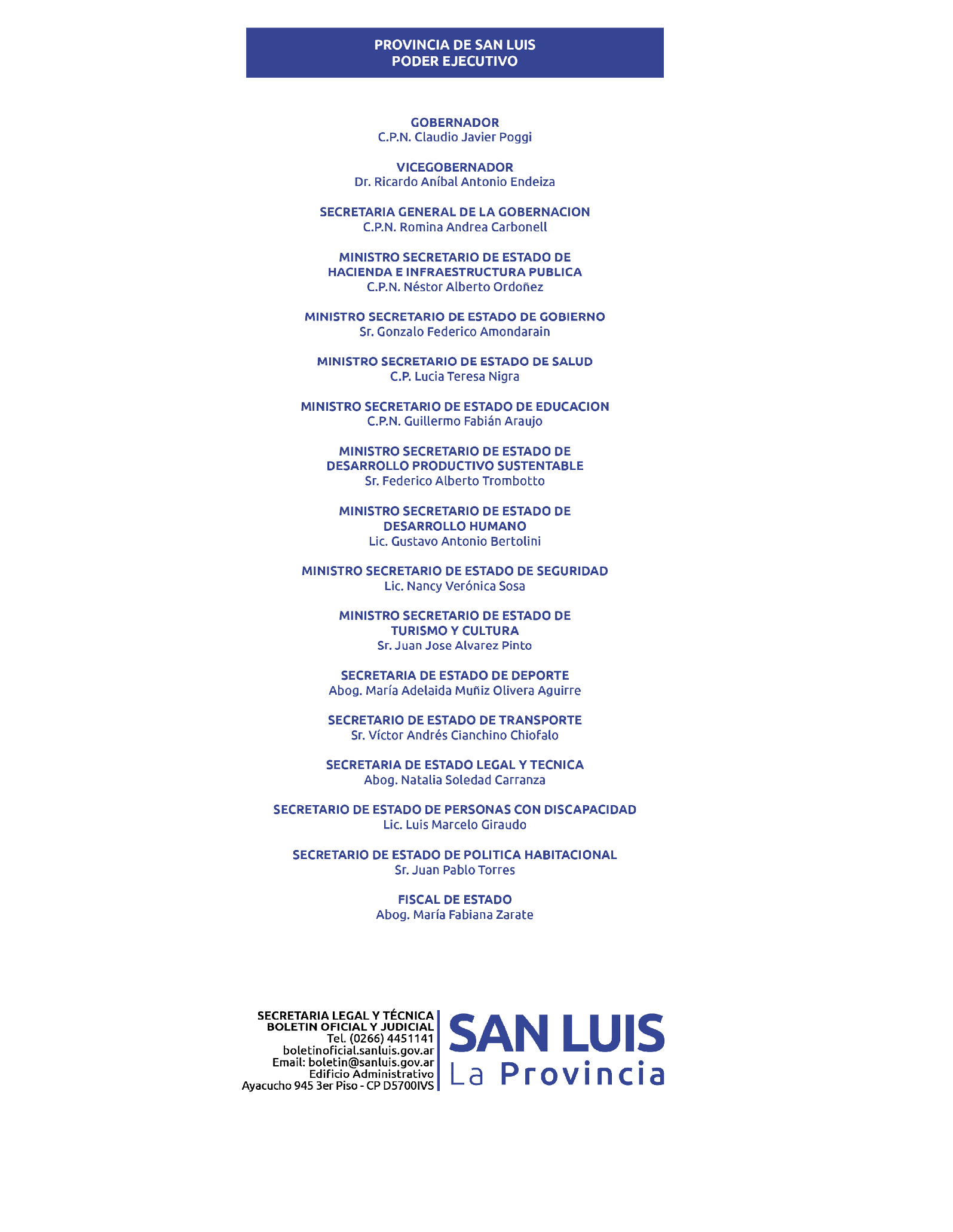 Texto en español con información institucional y logos relacionados con la provincia de San Luis.

Descripción generada con IA
